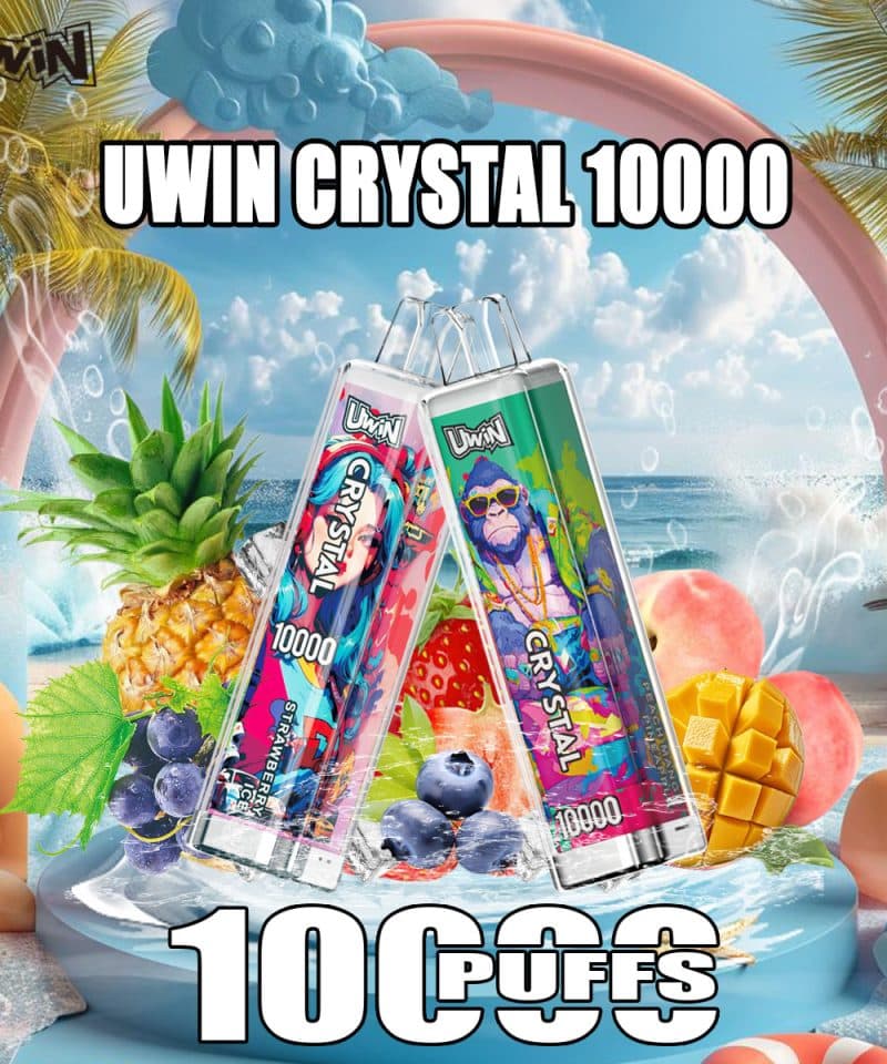 Uwin Crystal 10000 Puffs（30 flavours）