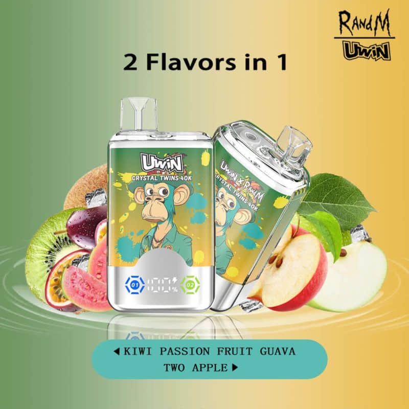 Uwin RandM Crystal Twins 40000 Puffs（15 flavours） - Image 7