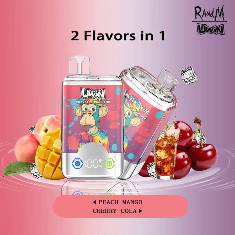 Uwin RandM Crystal Twins 40000 Puffs（15 flavours） - Image 6