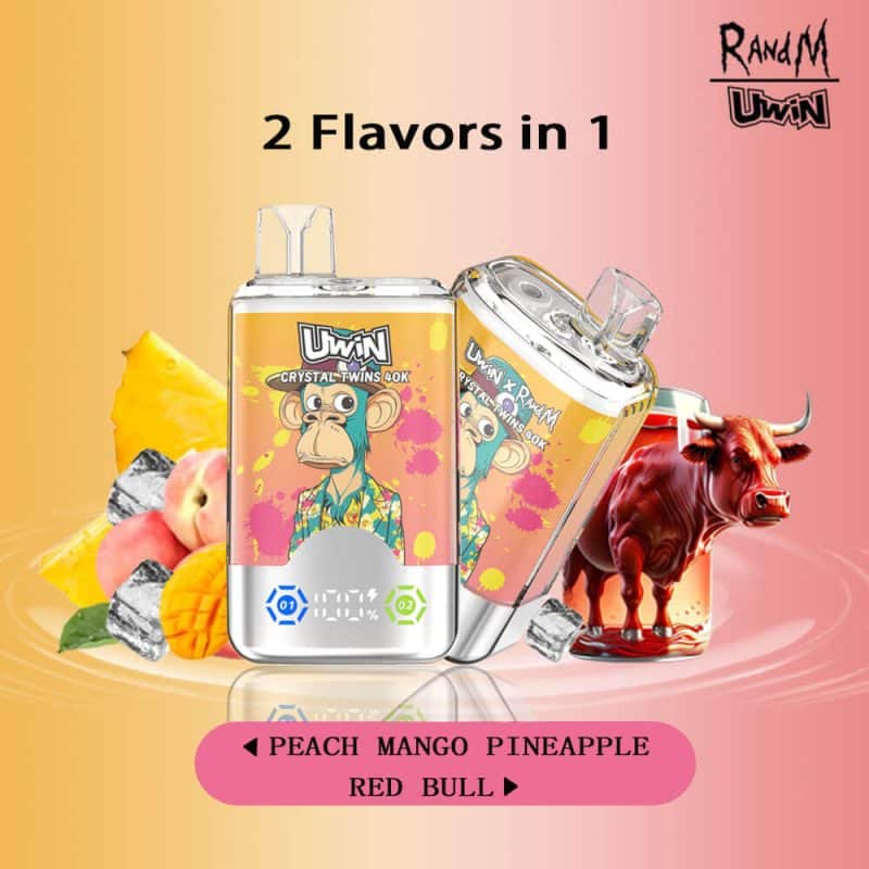 Uwin RandM Crystal Twins 40000 Puffs（15 flavours） - Image 5