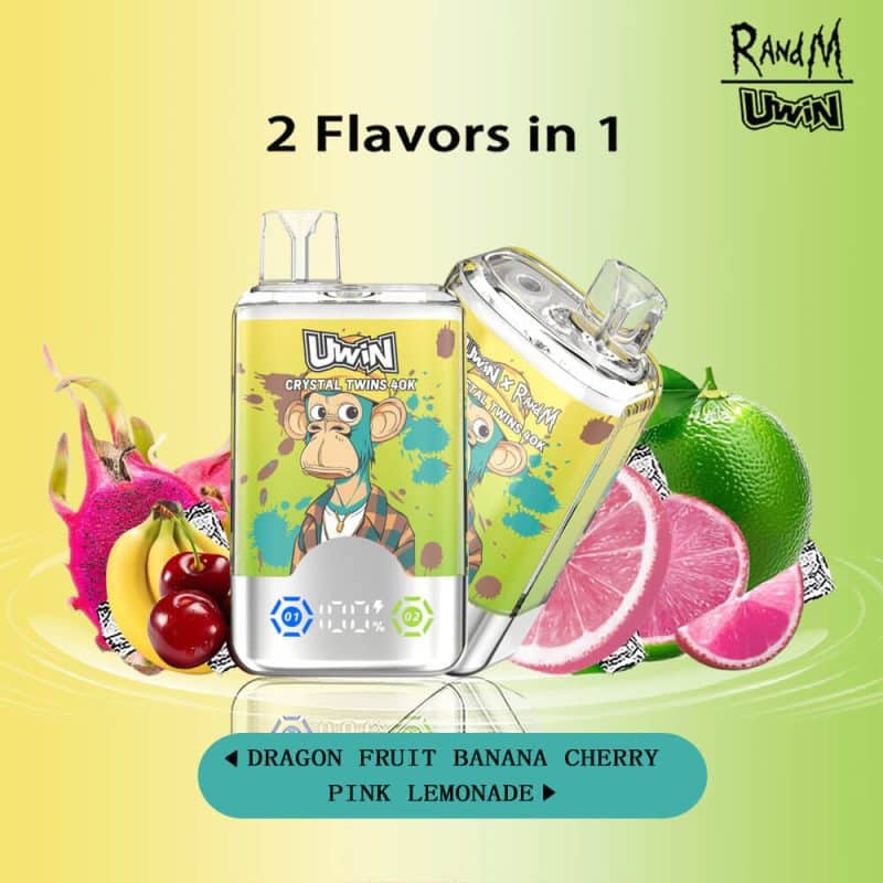 Uwin RandM Crystal Twins 40000 Puffs（15 flavours） - Image 16