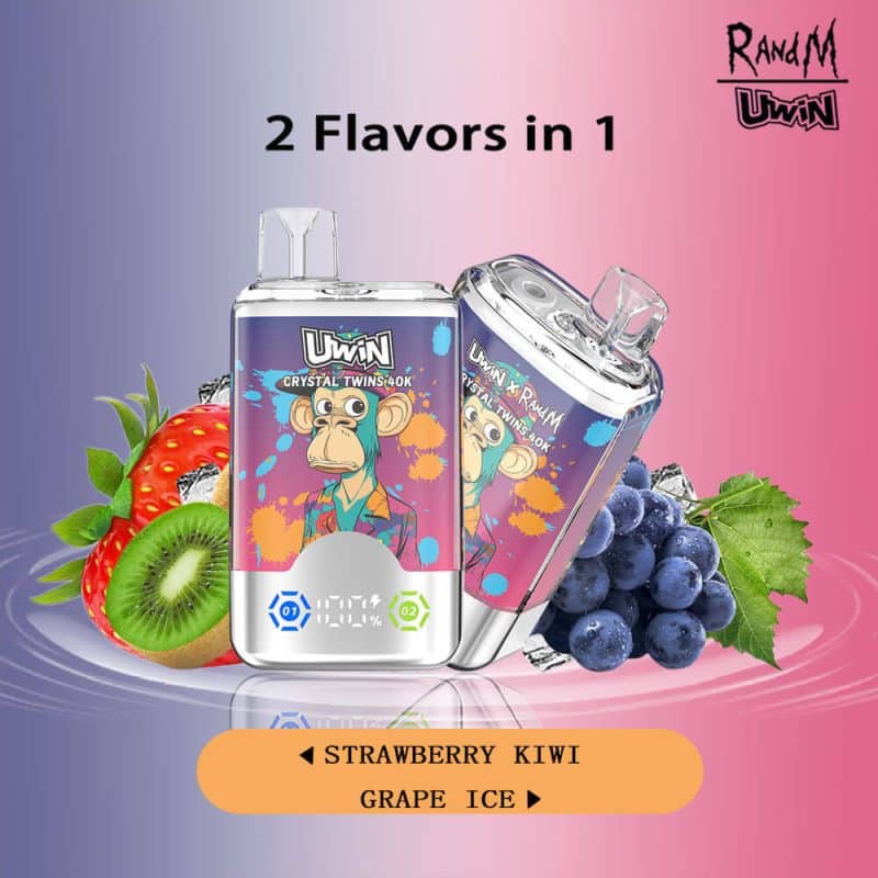 Uwin RandM Crystal Twins 40000 Puffs（15 flavours） - Image 12