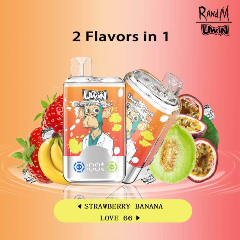 Uwin RandM Crystal Twins 40000 Puffs（15 flavours） - Image 14
