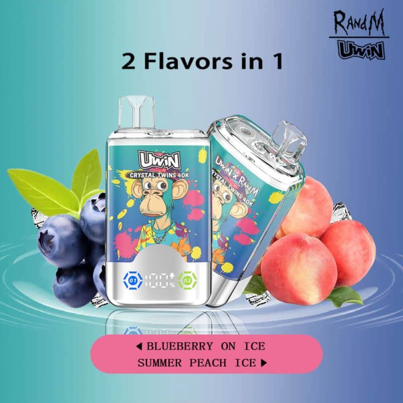 Uwin RandM Crystal Twins 40000 Puffs（15 flavours） - Image 10
