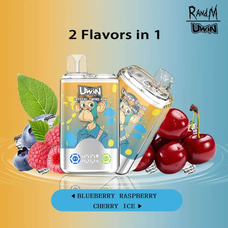 Uwin RandM Crystal Twins 40000 Puffs（15 flavours） - Image 9