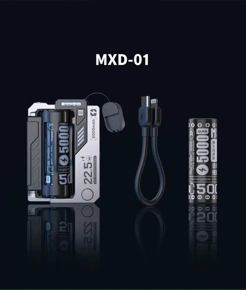Portable Power Bank – 10000mAh Fast Charging Slim Battery Pack with Dual USB Output for iPhone, Android & Vaping Devices