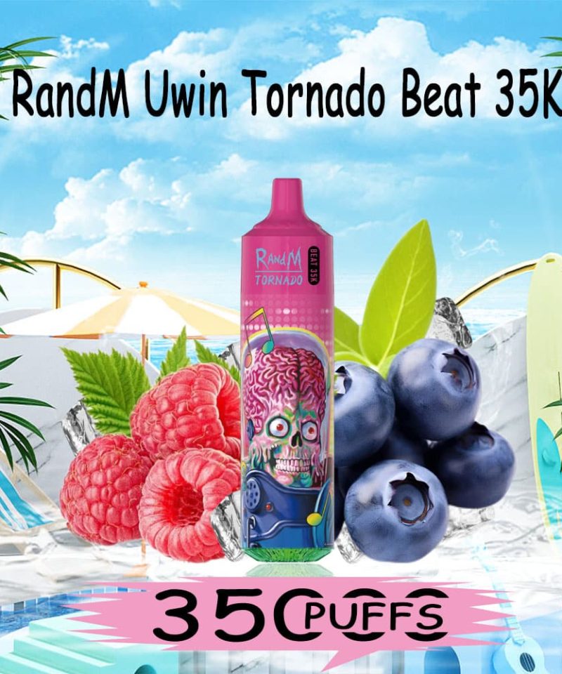 RandM UWIN Tornado Music 35000 Puffs（Shipping from Poland）